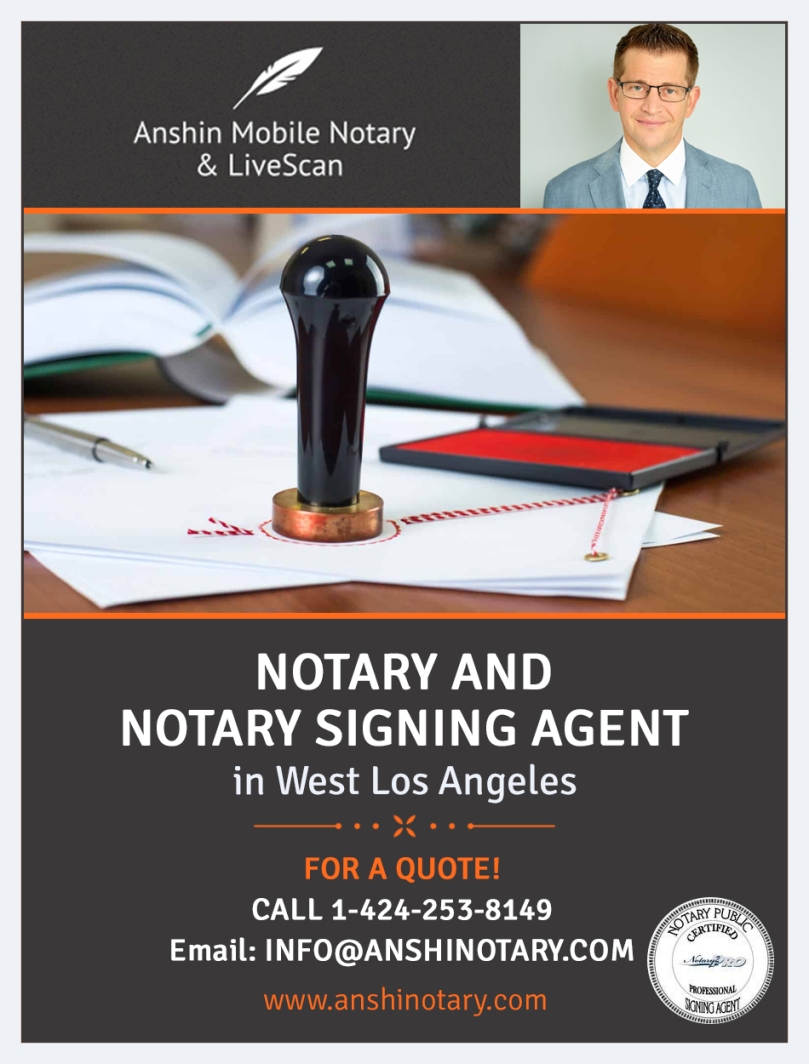 Notary West Los Angeles