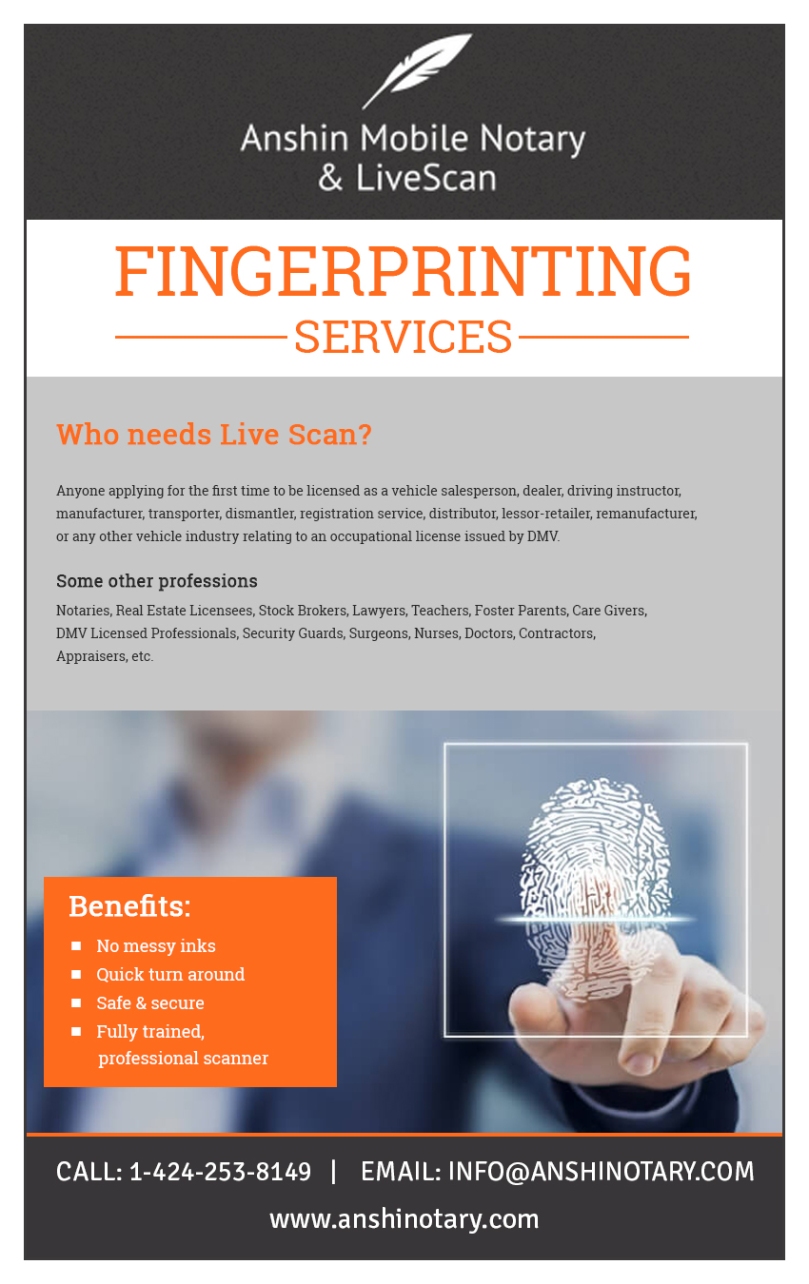 Fingerprinting Services Los Angeles
