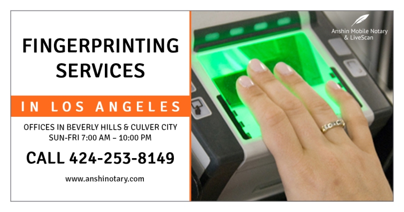 Fingerprinting Services Los Angeles